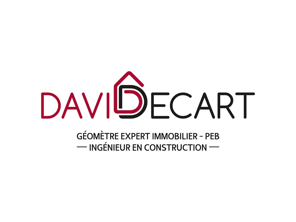 Réalisation logo pour David Decart - Géomètre expert immobilier